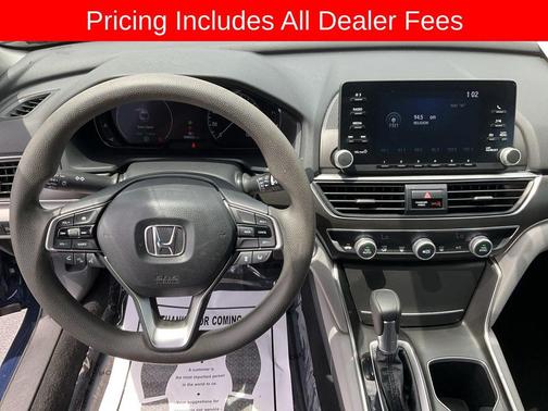 Obsidian Blue 2020 Honda Accord LX 1.5T