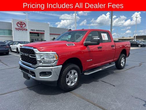 Flame Red Clearcoat 2024 RAM 2500 Big Horn Crew Cab 4x4 6'4' Box