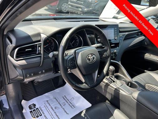 Midnight Black Metallic 2021 Toyota Camry SE