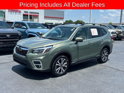 Jasper Green Metallic 2021 Subaru Forester Limited