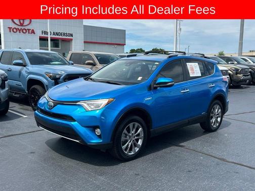 Electric Storm Blue 2016 Toyota RAV4 Hybrid Limited