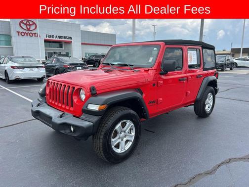 Firecracker Red Clearcoat 2022 Jeep Wrangler Unlimited Sport