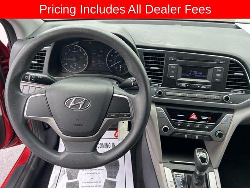 Scarlet Red 2017 Hyundai ELANTRA SE