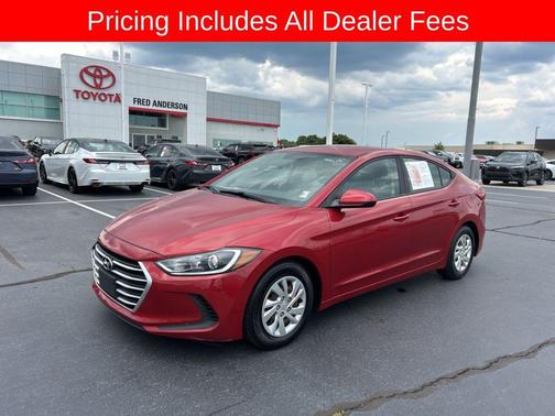 Scarlet Red 2017 Hyundai ELANTRA SE