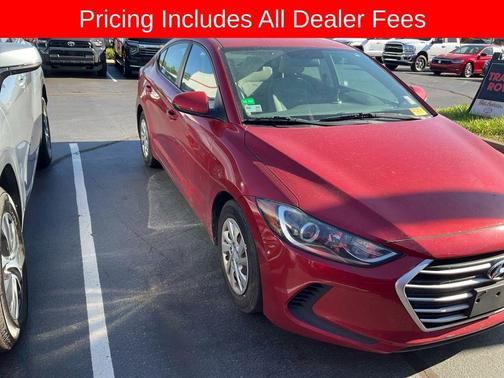 Scarlet Red 2017 Hyundai ELANTRA SE