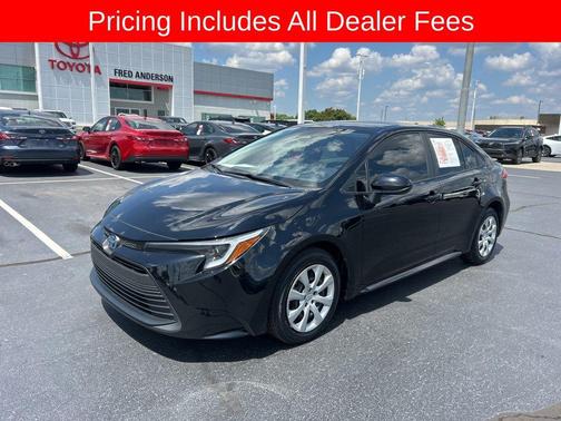 Midnight Black Metallic 2023 Toyota Corolla Hybrid LE