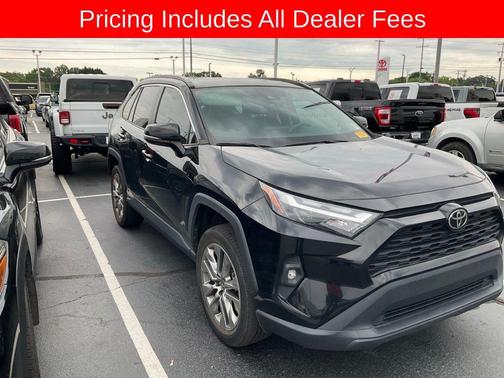 Midnight Black Metallic 2022 Toyota RAV4 XLE Premium