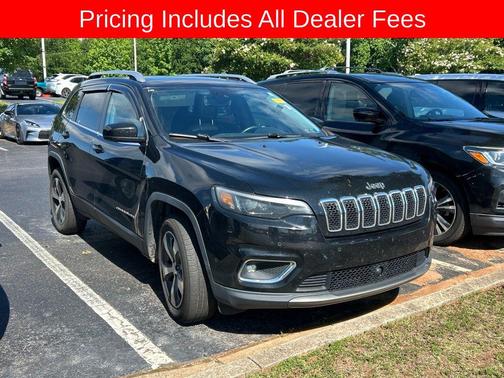 Diamond Black Crystal Pearlcoat 2019 Jeep Cherokee Limited