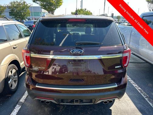 Burgundy 2018 Ford Explorer Platinum