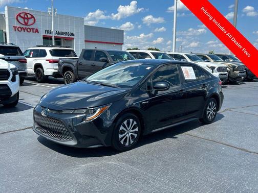 Black Sand Pearl 2021 Toyota Corolla Hybrid SE