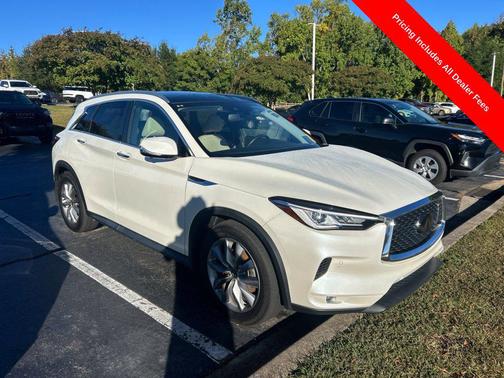 Majestic White 2019 INFINITI QX50 ESSENTIAL