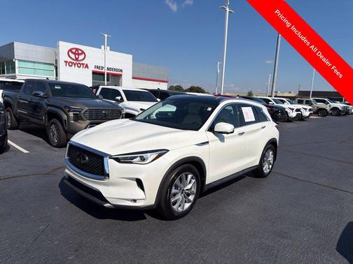 Majestic White 2019 INFINITI QX50 ESSENTIAL