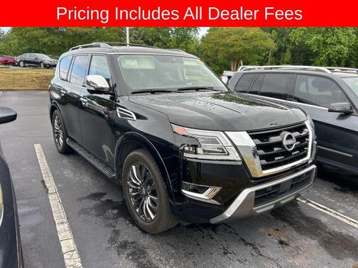 Super Black 2023 Nissan Armada Platinum 2WD