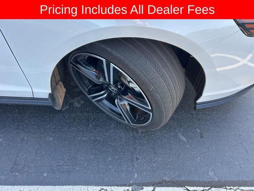 Platinum White 2024 Honda Accord Hybrid Sport