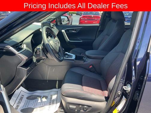 Blueprint/Midnight Black Metallic 2025 Toyota RAV4 Hybrid SE