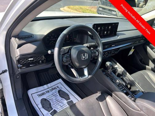 Platinum White Pearl 2024 Honda Accord Hybrid Touring