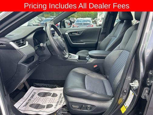 Magnetic Gray Metallic/Midnight Black Metallic 2024 Toyota RAV4 Hybrid SE