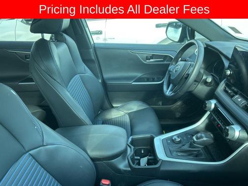 Magnetic Gray Metallic/Midnight Black Metallic 2024 Toyota RAV4 Hybrid SE