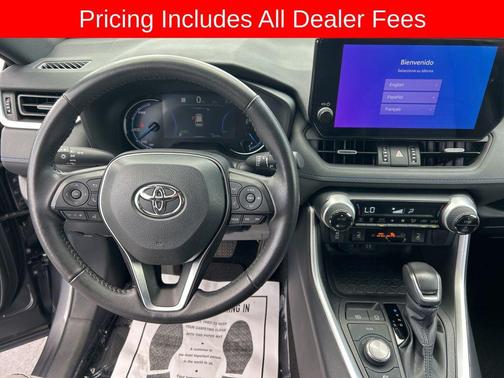 Magnetic Gray Metallic/Midnight Black Metallic 2024 Toyota RAV4 Hybrid SE