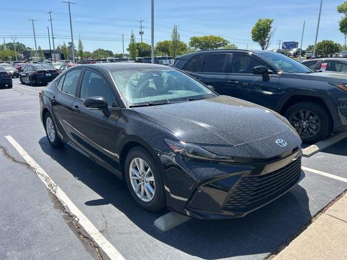 Midnight Black Metallic 2025 Toyota Camry LE