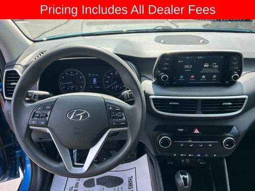 Aqua Blue 2021 Hyundai TUCSON Value