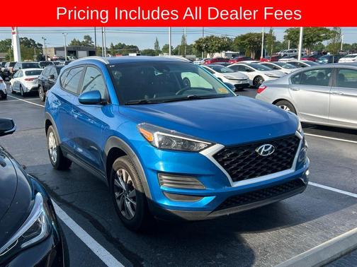 Aqua Blue 2021 Hyundai TUCSON Value