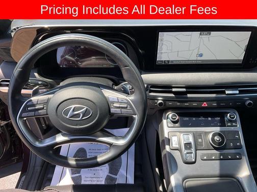 Sierra Burgundy 2024 Hyundai PALISADE Calligraphy