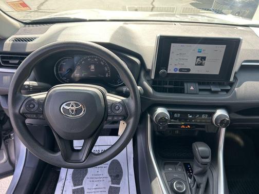 Silver Sky Metallic 2025 Toyota RAV4 Hybrid SE