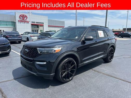 AGATE BLACK METALLIC 2020 Ford Explorer XLT