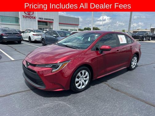 Ruby Flare Pearl 2024 Toyota Corolla LE