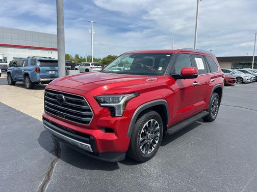 Supersonic Red 2024 Toyota Sequoia Limited