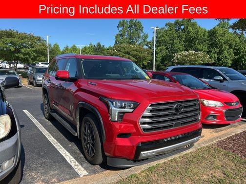 Supersonic Red 2024 Toyota Sequoia Limited