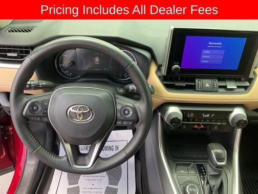 Ruby Flare Pearl 2023 Toyota RAV4 Hybrid XLE Premium