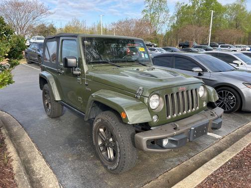 Sarge Green 2016 Jeep Wrangler 75th Anniversary
