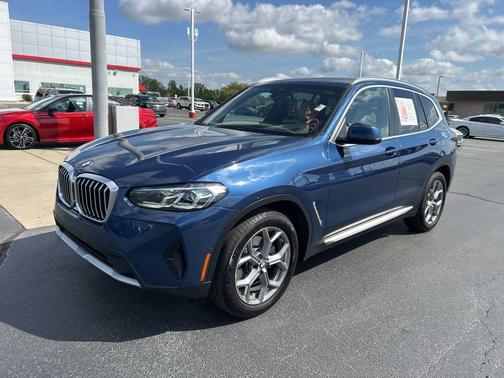 Blue Metallic 2024 BMW X3 xDrive30i