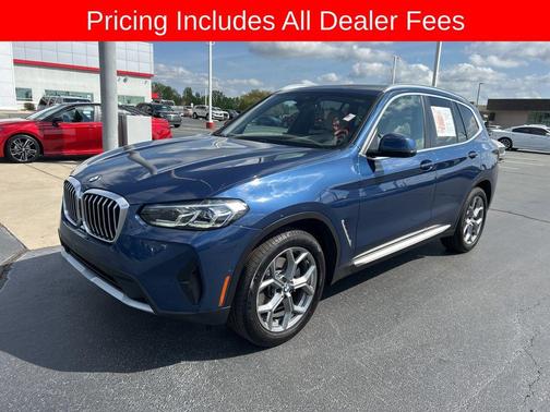 Blue Metallic 2024 BMW X3 xDrive30i