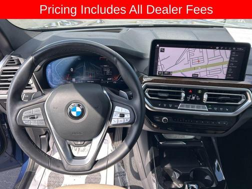 Blue Metallic 2024 BMW X3 xDrive30i