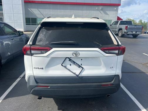 Super White 2021 Toyota RAV4 LE