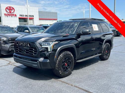 Midnight Black Metallic 2024 Toyota Sequoia TRD Pro
