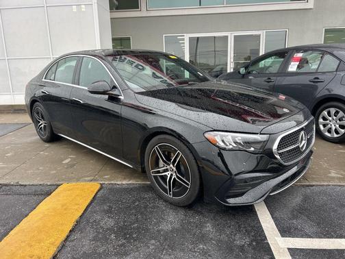 Black 2025 Mercedes-Benz E-Class 4MATIC