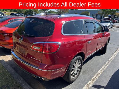 Crystal Red Tintcoat 2014 Buick Enclave Leather