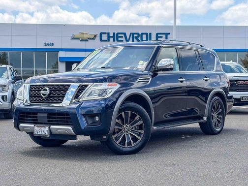 Hermosa Blue 2017 Nissan Armada Platinum