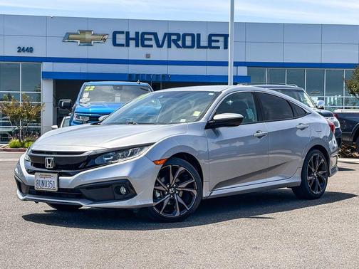 Silver 2020 Honda Civic Sport