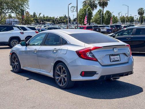 Silver 2020 Honda Civic Sport