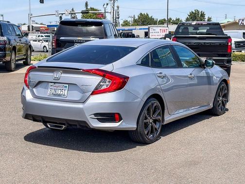 Silver 2020 Honda Civic Sport