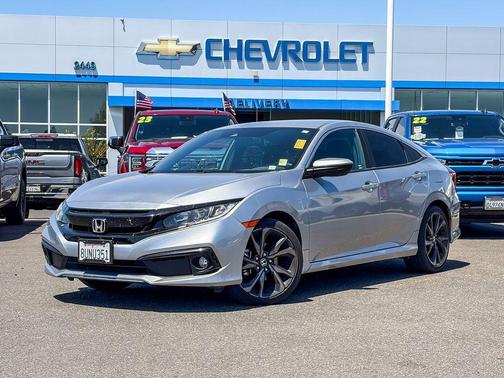 Silver 2020 Honda Civic Sport