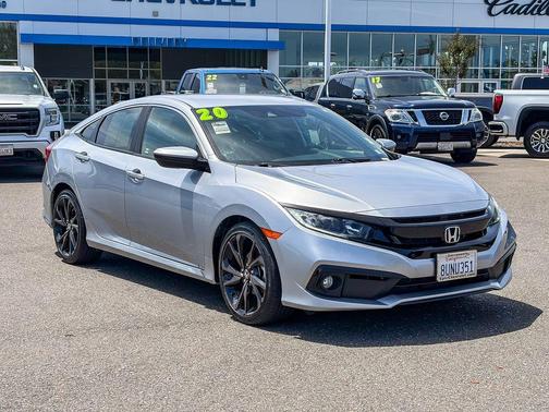 Silver 2020 Honda Civic Sport