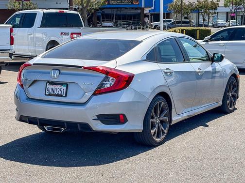 Silver 2020 Honda Civic Sport