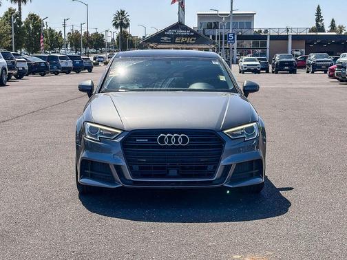 Monsoon Gray Metallic 2020 Audi A3 2.0T S line Premium
