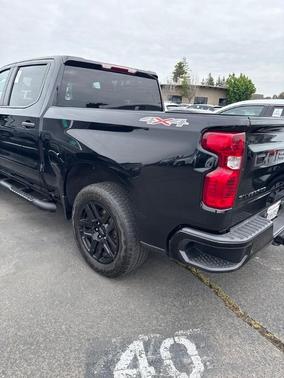 Black 2024 Chevrolet Silverado 1500 Custom